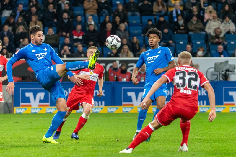 Spielszene aus dem Hinspiel