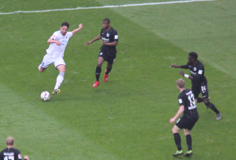 Belfodil (li.) bringt die TSG 2:1 in Führung