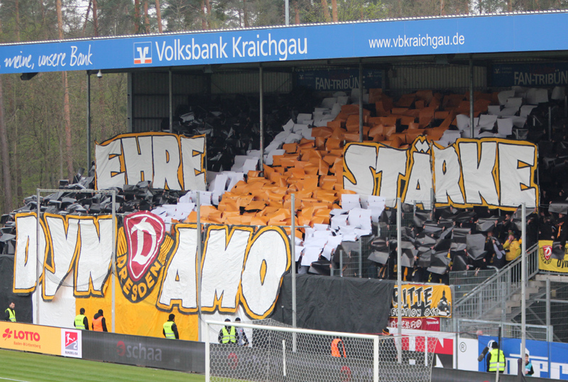 Choreo im Gästeblock