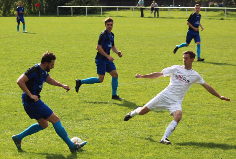 Heinlein beim Flanken