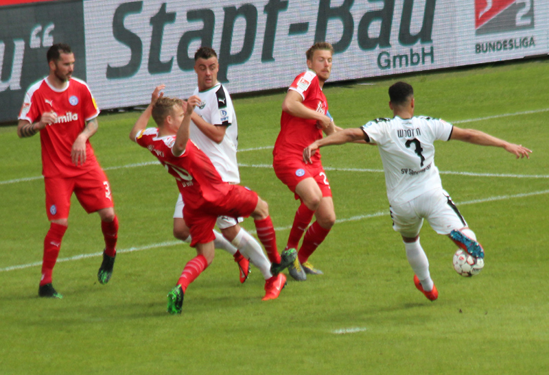 Wooten beim Torschuss