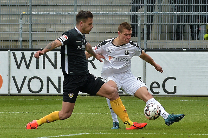 Kevin Behrens (re.) war in den letzten Partien eine Bereicherung im Offensivspiel des SVS