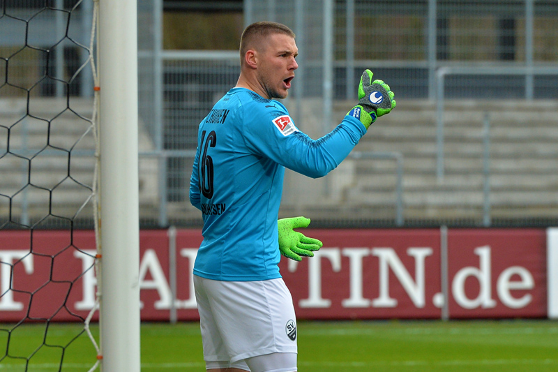 Starker Rückhalt: SVS-Keeper Schuhen