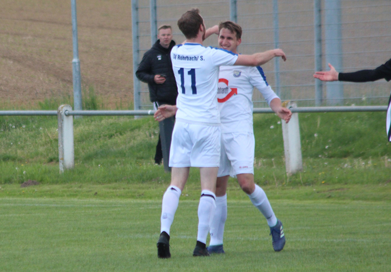 Torjubel und Freude zur Sicherung von Platz 2