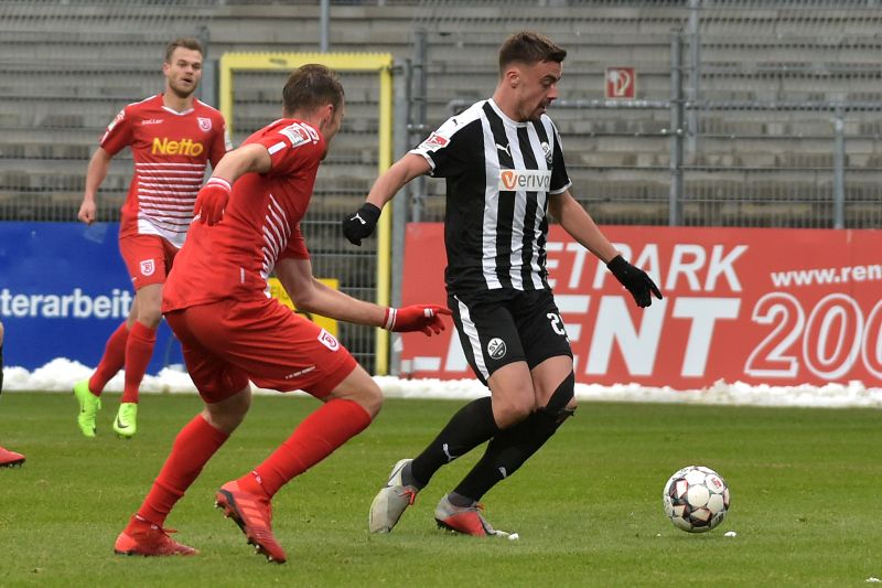 Spannende Frage: Kann Philipp Förster (re.) am Sonntag für den SVS beim Saisonfinale auflaufen?