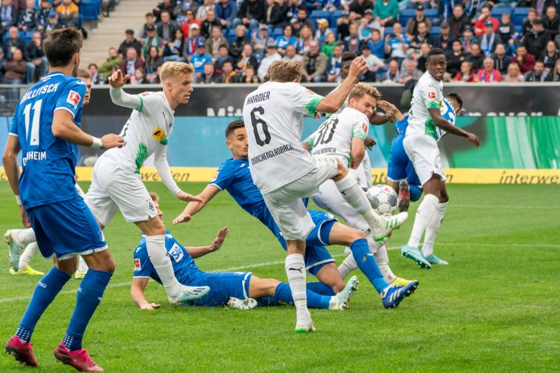 Kein Durchkommen gab es für die TSG gegen eine vielbeinige Gladbacher Hintermannschaft