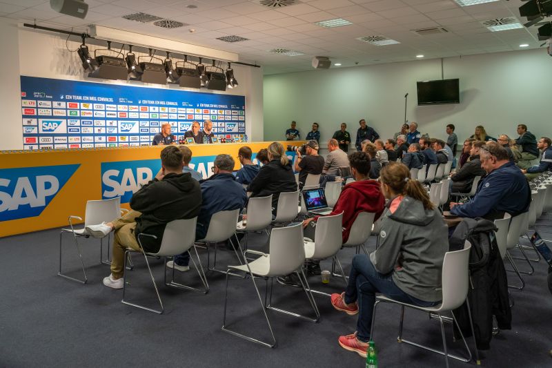 Redebedarf bei der Pressekonferenz