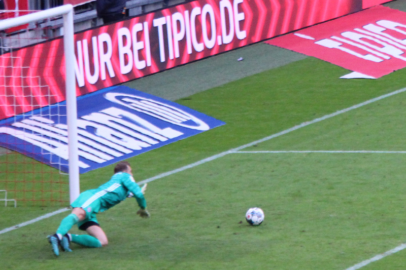 Neuer ist chancenlos beim 1:2