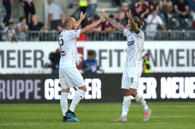 Torjubel bei Nauber (li.) und Diekmeier