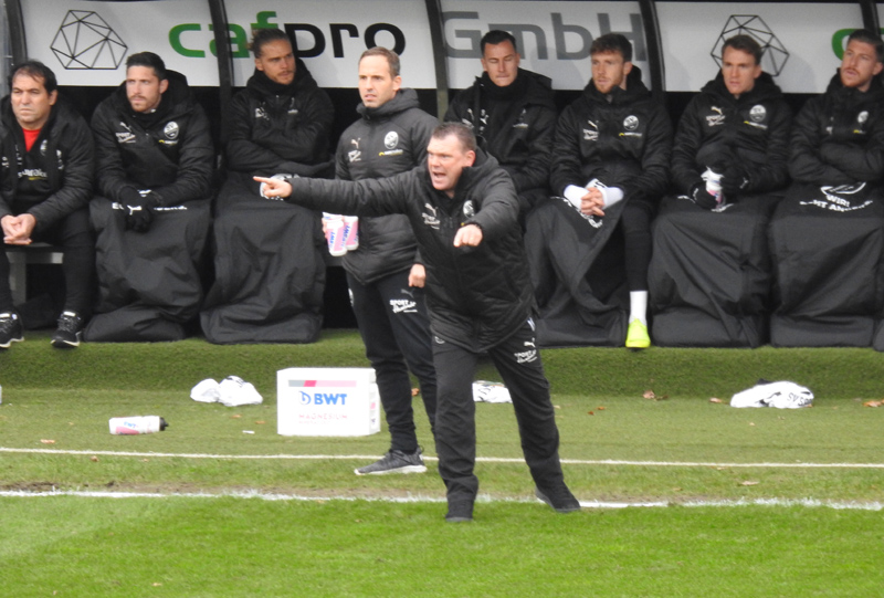 SVS-Trainer Koschinat in Aktion