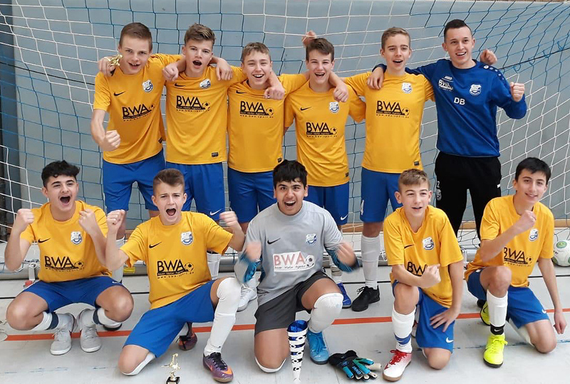 Siegermannschaft beim Turnier in Pforzheim-Buckenberg