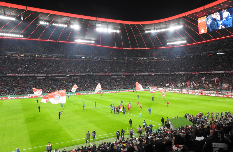 Stimmungsvolle Arena