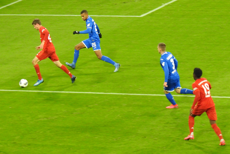 Müller (li.) war ein Aktivposten der Bayern