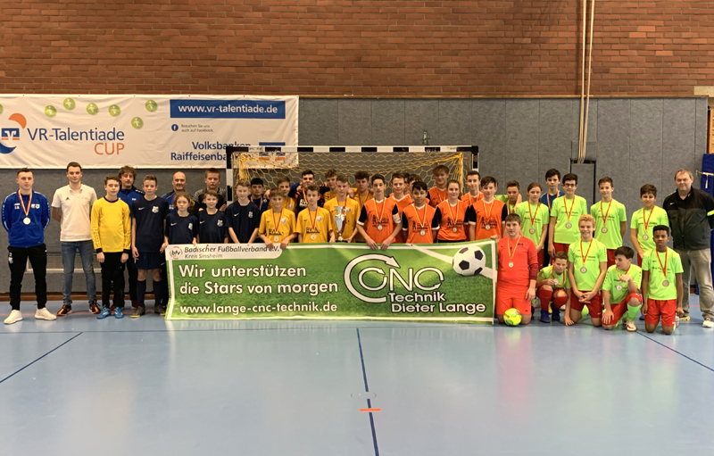 Gruppenfoto der U15-Halbfinalisten