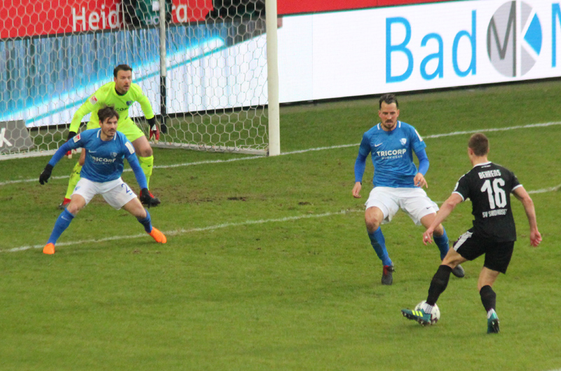 Behrens hat das Bochumer Tor fest vor Augen. Kann der SVS-Stürmer in Bochum seine Trefferflaute beenden?