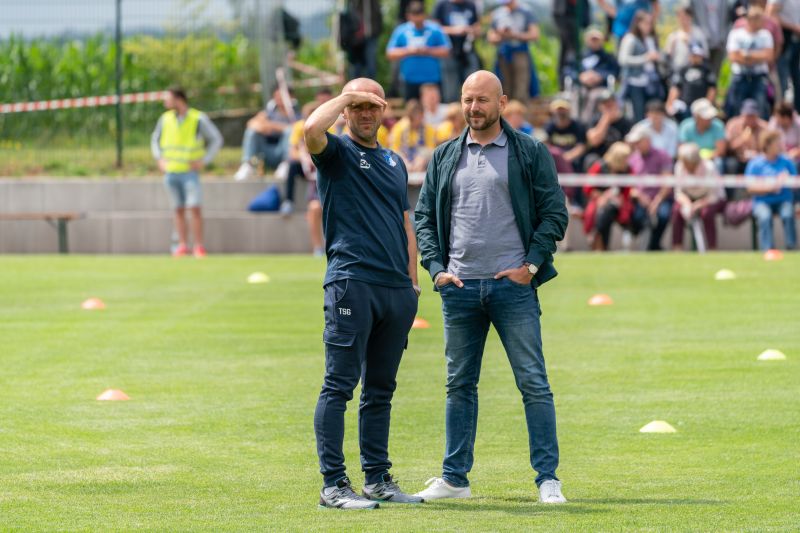 Alexander Rosen und Trainer Alfred Schreuder (li.) sind im ständigen Austausch