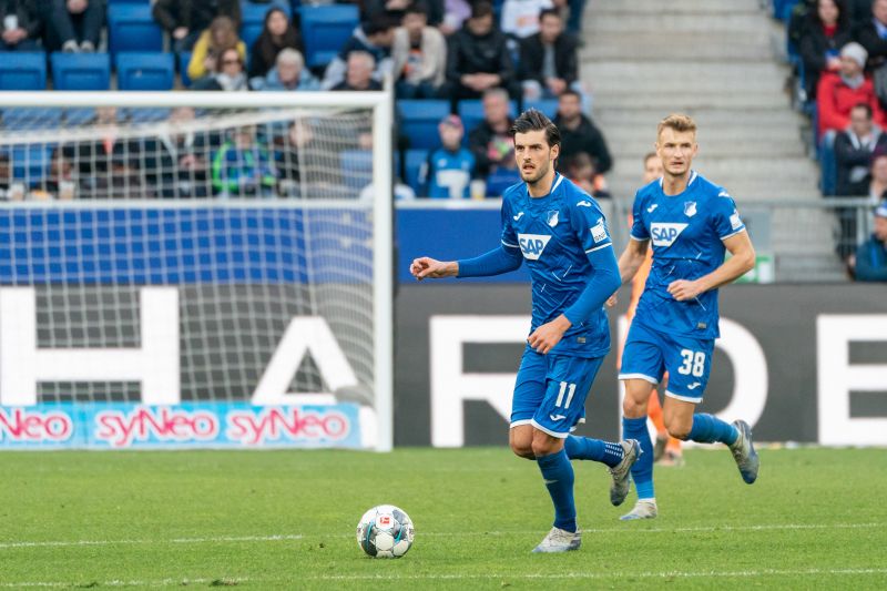 Florian Grillitsch versucht Ordnung ins Hoffenheimer Mittelfeld zu bringen