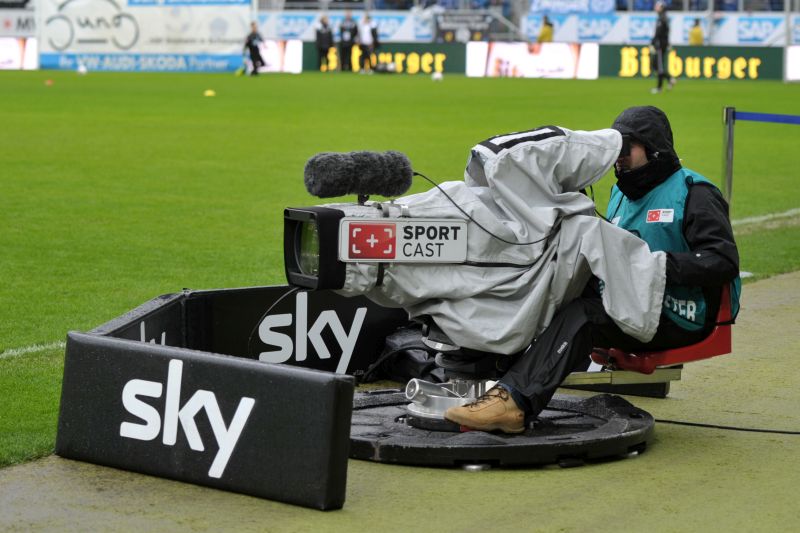 Das Bundesligageschehen ist nur noch über die TV-Sender zu verfolgen
