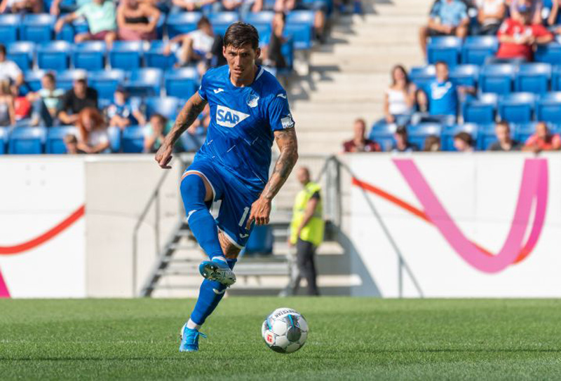 Steven Zuber - gegen Köln noch Torschütze - scheiterte mit einem Strafstoß am Mainzer Torhüter Florian Müller.