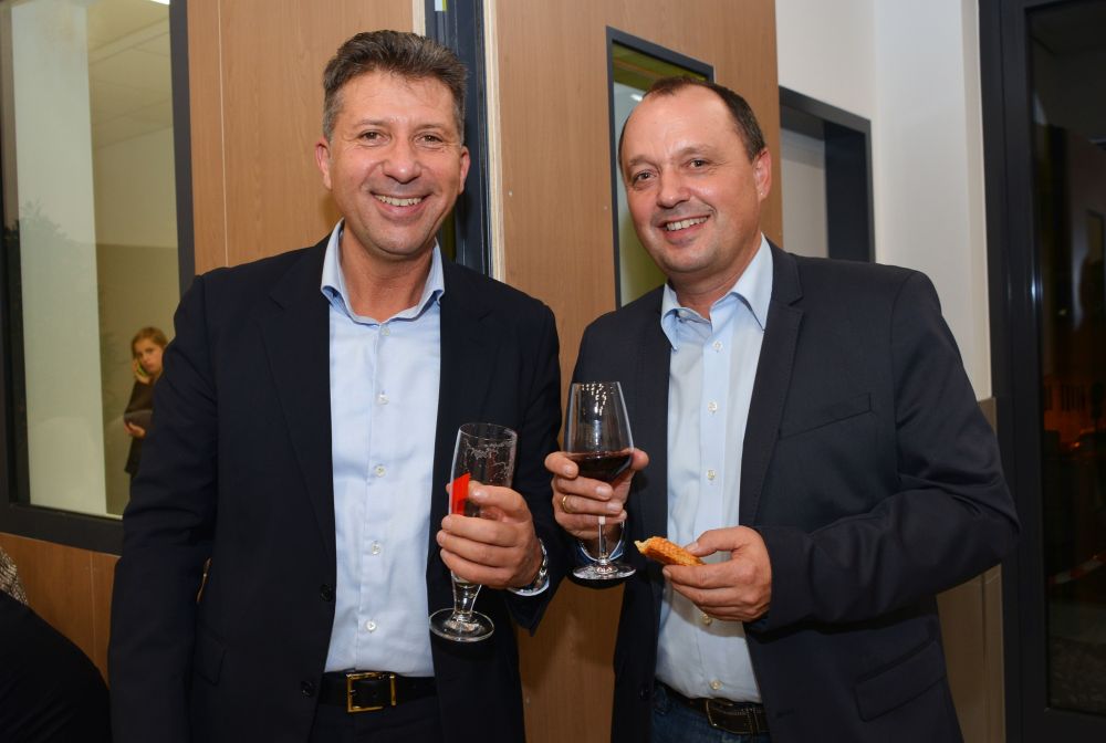 Peter Hofmann im Gespräch mit Jürgen Bauer von bwa-sport.de bei der letzten TSG-Mitgliederversammlung