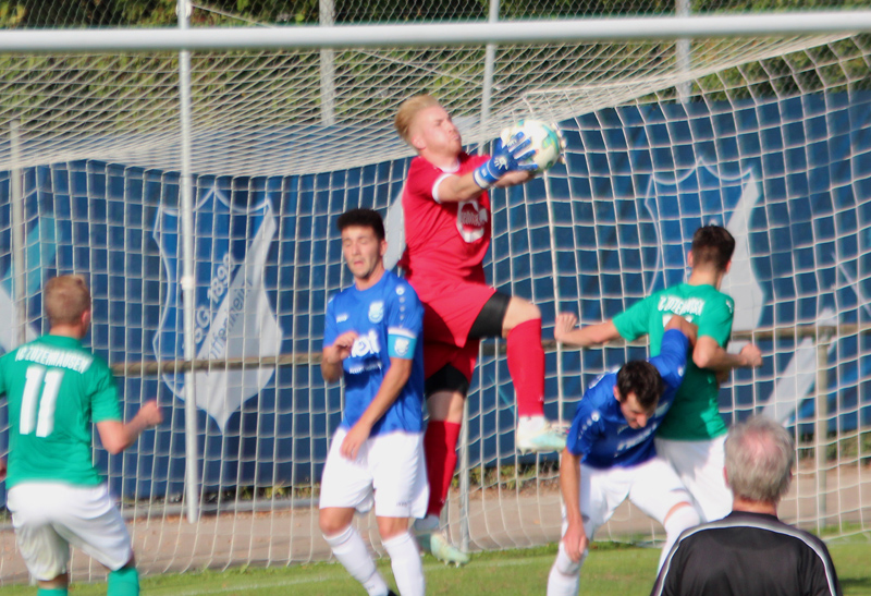 Sicherer Rückhalt: Nico Romig im SV-Tor