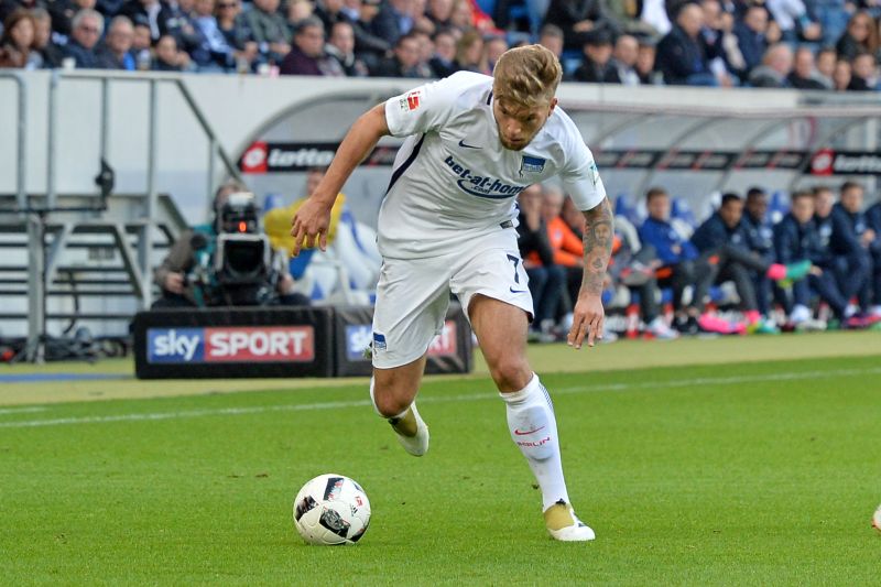Alexander Esswein in der Saison 2016/17 im Trikot von Hertha BSC Berlin