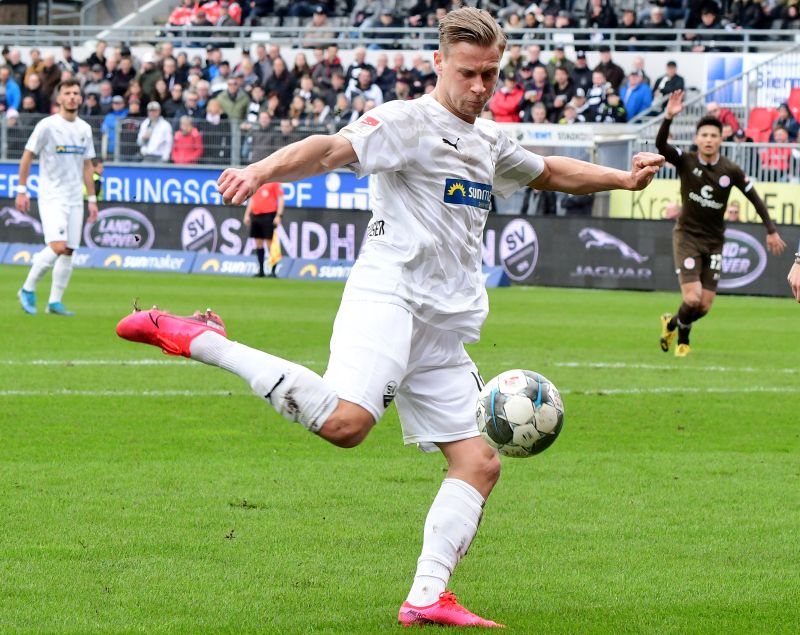Mittelfeldspieler Julius Biada war gegen Heidenheim bester Sandhäuser Spieler