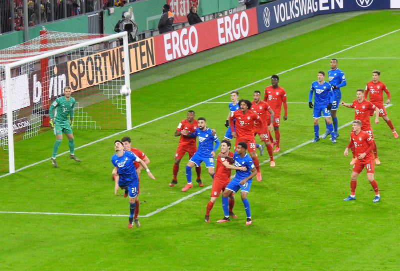 Strafraumszene beim letzten Spiel in München