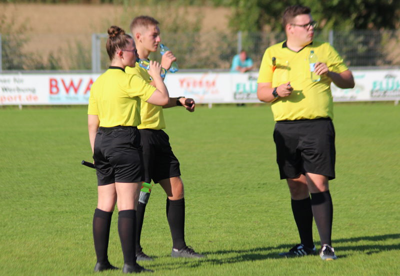 Trinkpause auch für das SR-Gespann