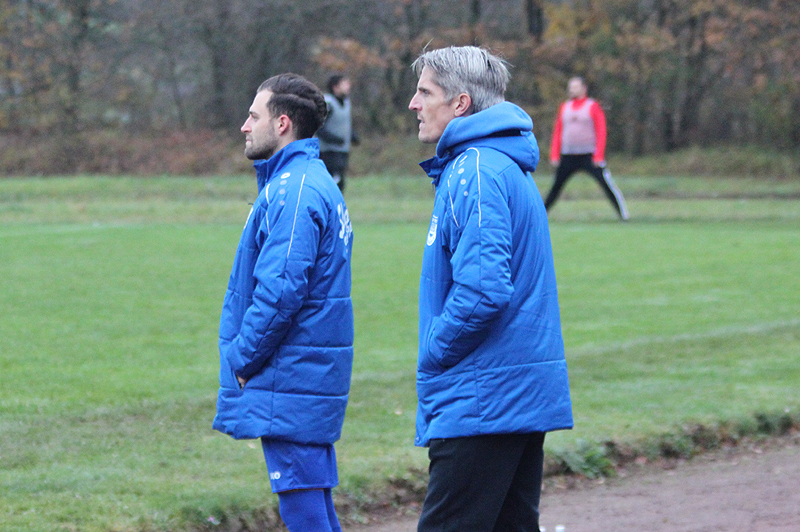 Rohrbacher Trainergespann Heger (re.) und Heinlein