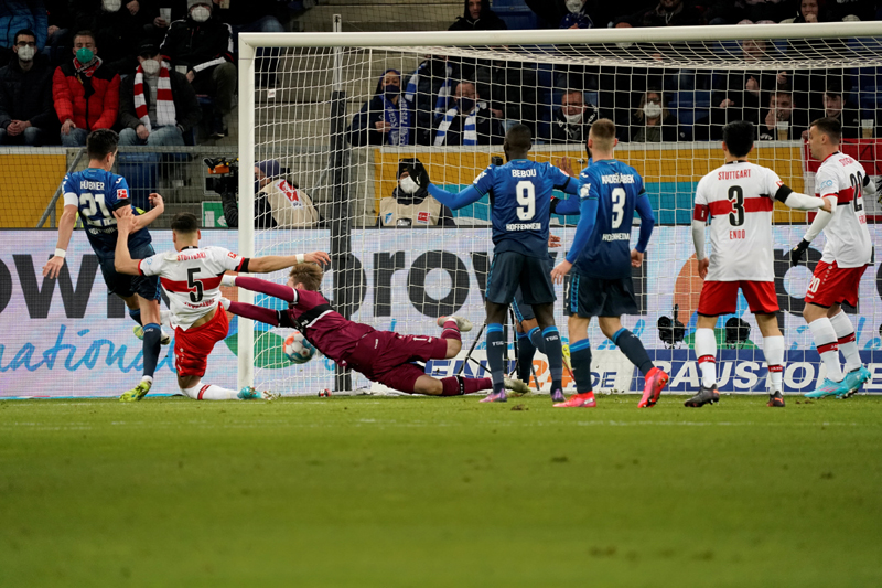 Hübners Treffer kurz vor der Pause wurde wegen Abseits nicht gewertet