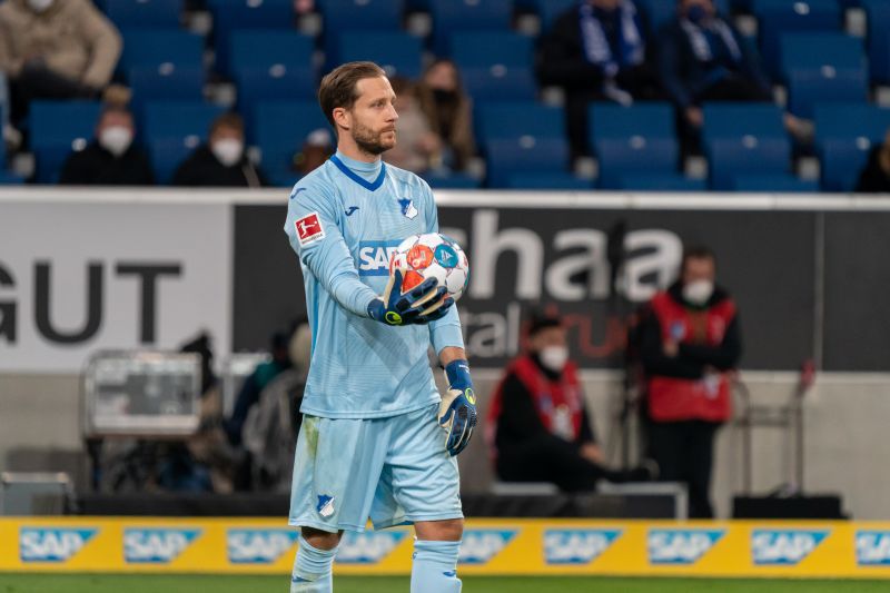 Torhüter Baumann verhinderte mit tollen Reflexen in der Schlussphase einen möglichen Wolfsburger Ausgleich.