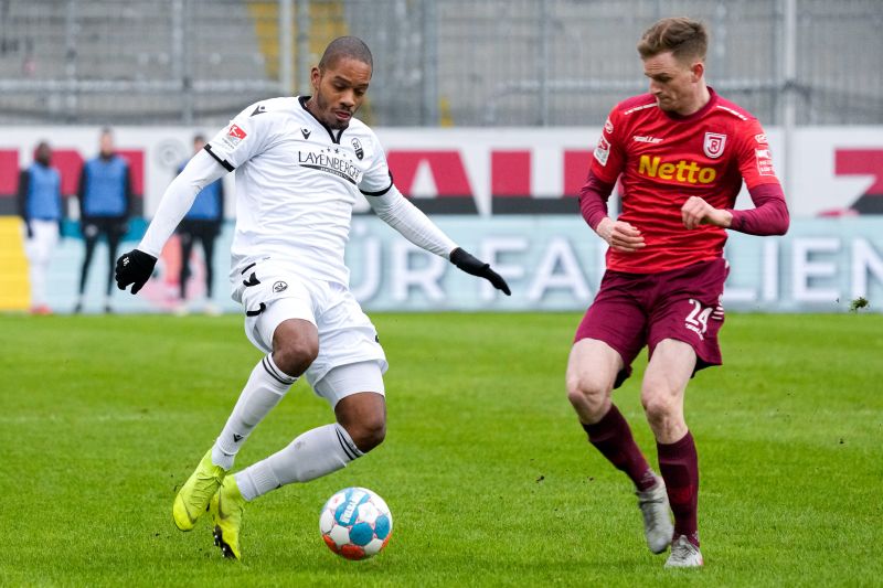 Charly Benschop, hier bei seinem letzten Einsatz für den SVS gegen Regensburg, wechselt auf eigenen Wunsch in die Niederlande