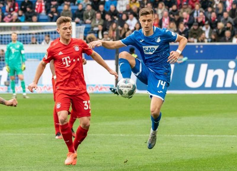 Duell Baumgartner (re.) gegen Kimmich