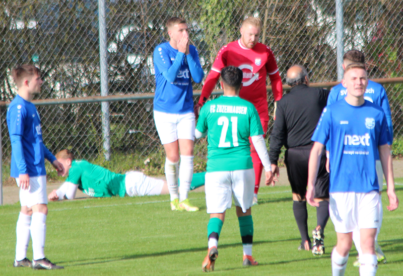 Diskussion nach dem Elfmeterpfiff