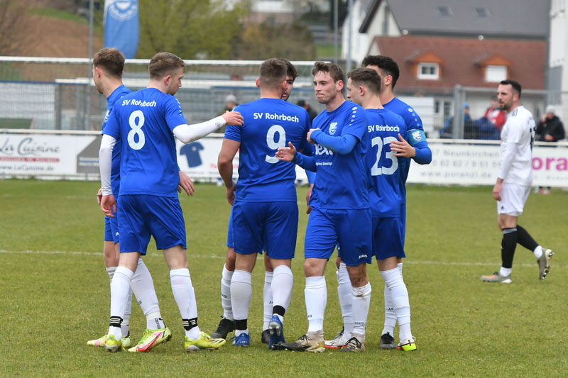 Torjubel beim SV Rohrbach/S. gab es im bisherigen Rückrundenverlauf des Öfteren