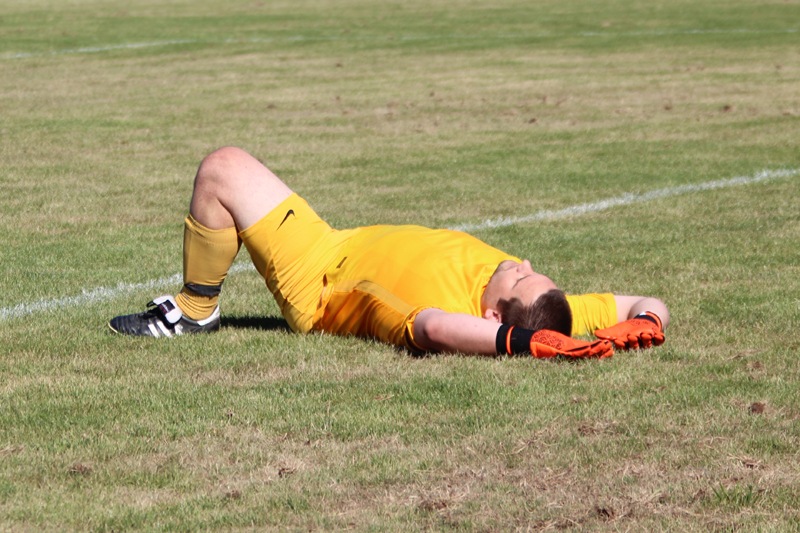 Enttäuschung bei Dehnel nach dem Abpfiff