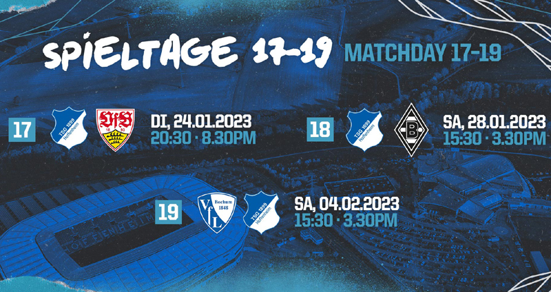 Die noch offenen drei Spieltermine