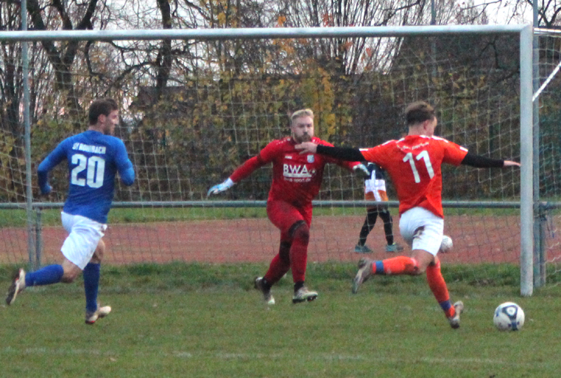 Das 5:1 in der Nachspielzeit durch Baronas