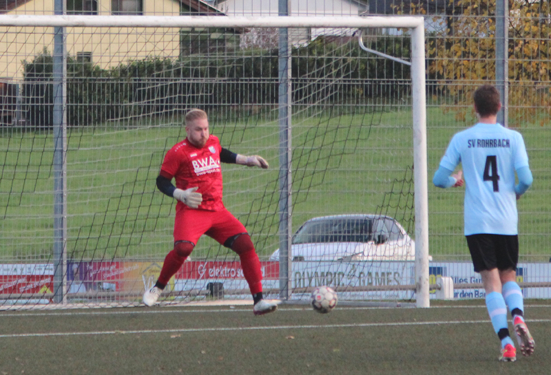 SVR-Keeper Romig klärte per Fußabwehr