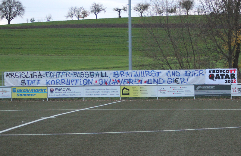 Deutliche Botschaft in Richtung WM in Katar