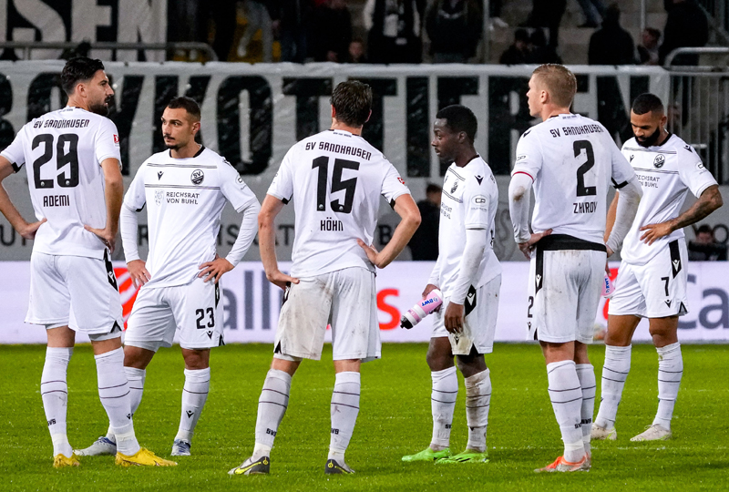Ratlose Blicke beim Zweitligaschlusslicht SV Sandhausen