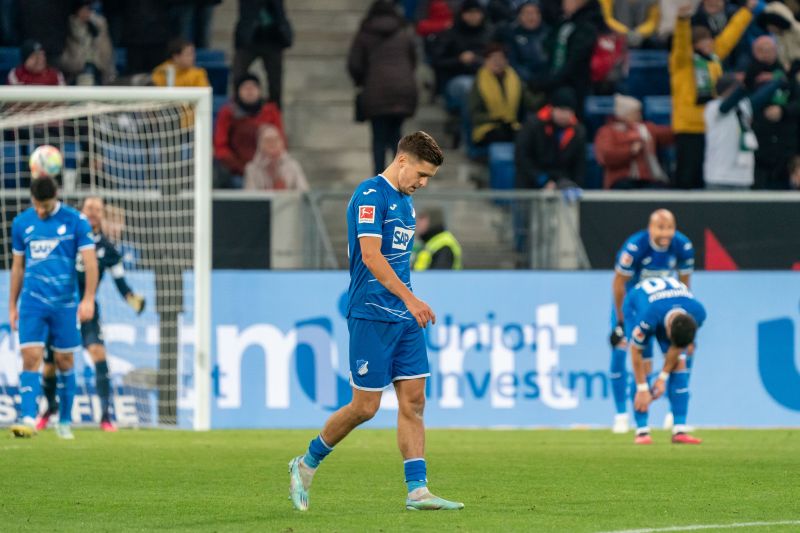 Enttäuschung bei Hoffenheims Baumgartner, der in Bochum noch zu den Besten seiner Mannschaft zählte