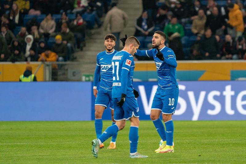 Dabbur (re.) kam zur zweiten Halbzeit und erzielte den zweiten Hoffenheimer Treffer