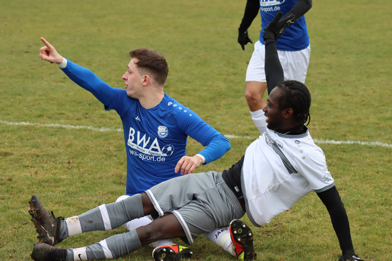 Bauer und Jeng lieferten sich eine intensive Zweikämpfe