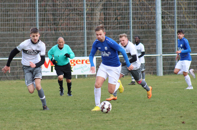 Rupp in der Vorwärtsbewegung