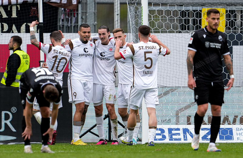 Jubel beim FC St. Pauli