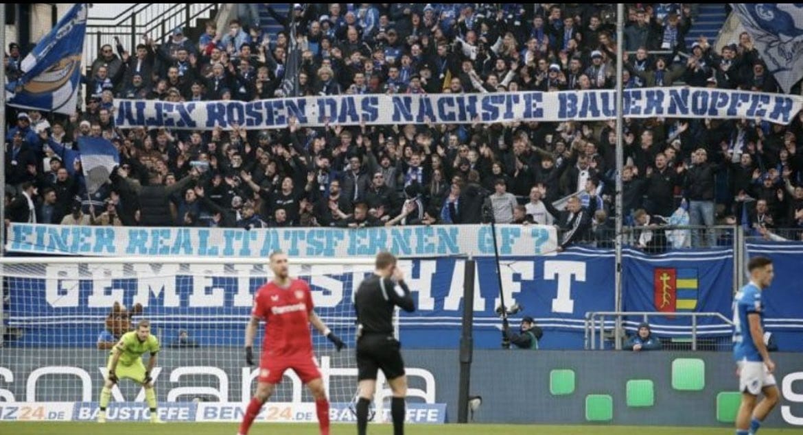 Fantransparent in der Südkurve