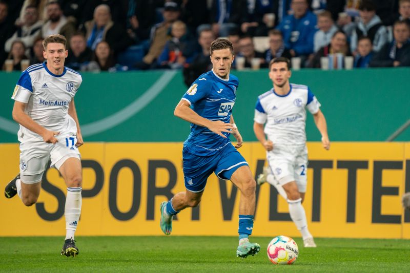 Baumgartner (Mitte) zählt seit Wochen zu den Aktivposten im Hoffenheimer Spiel