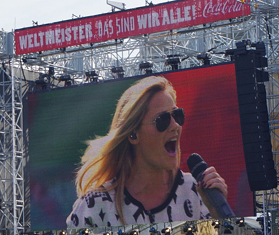 Helene Fischers Musik ist nicht nur bei den Fußballern sehr beliebt